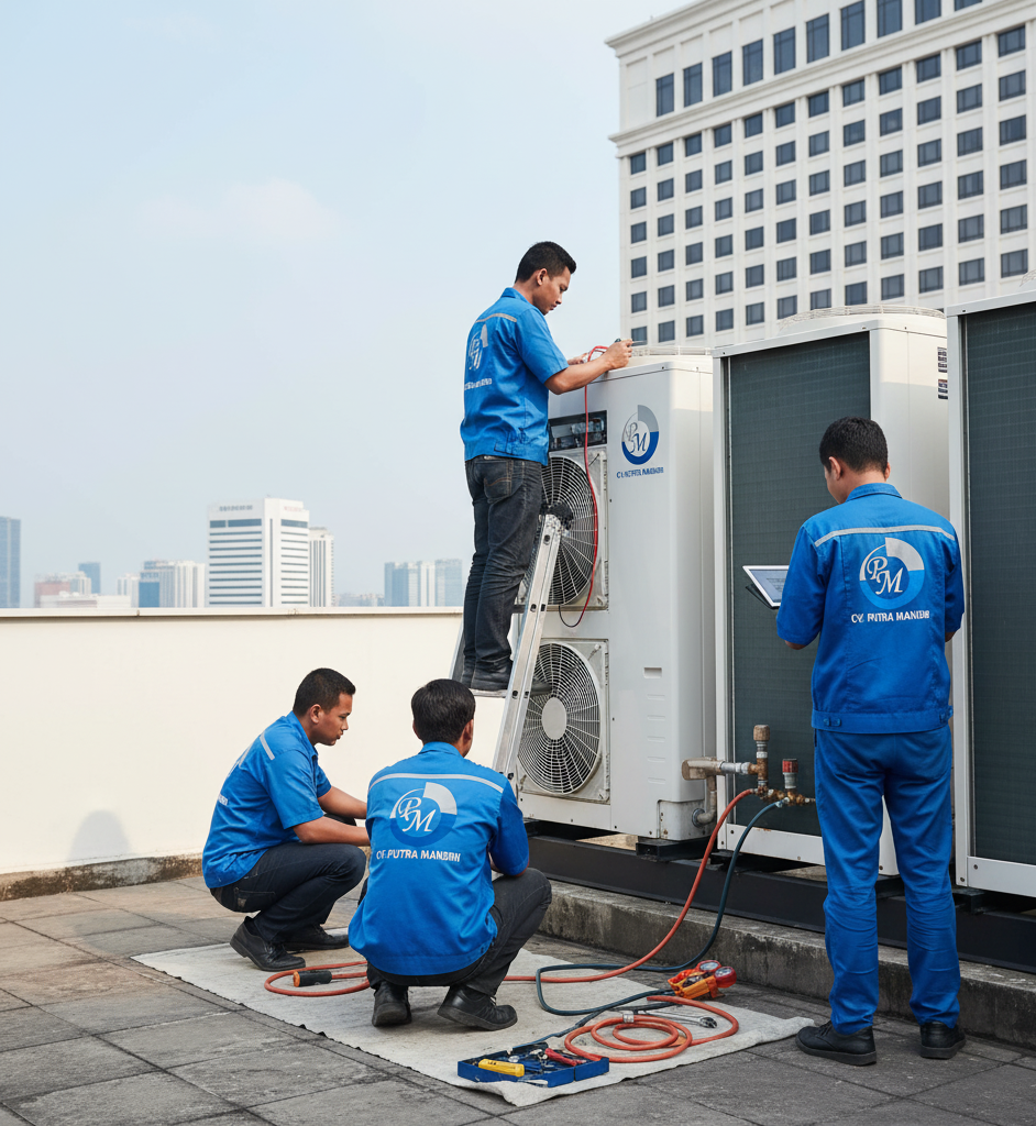 Perbaikan Unit Pendingin Hotel AYANA Midplaza
